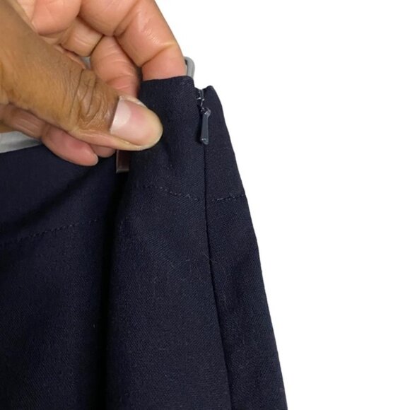 Talbots Petites Women's Navy Pull-On Hollywood Waist Pants Sz 10P - Picture 9 of 11